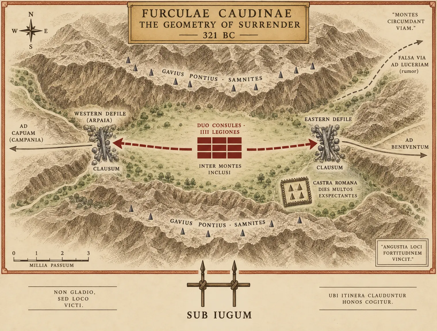 THE CAUDINE FORKS, 321 BC