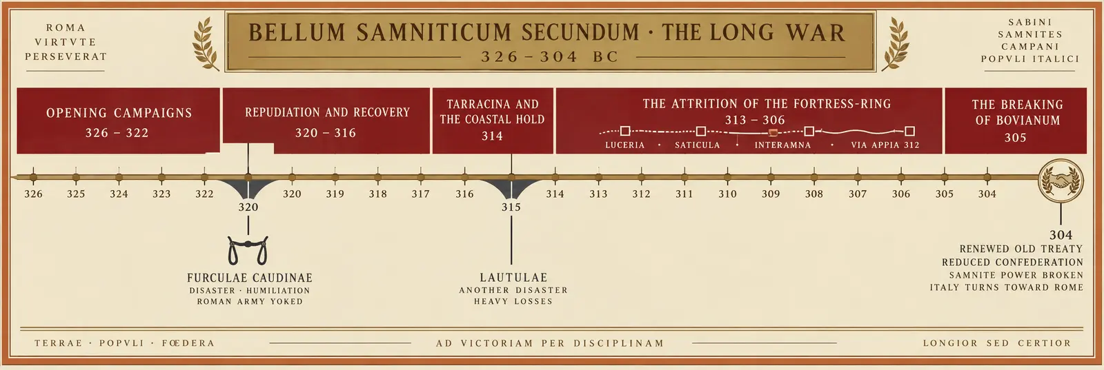 THE SECOND (GREAT) SAMNITE WAR, 326–304 BC