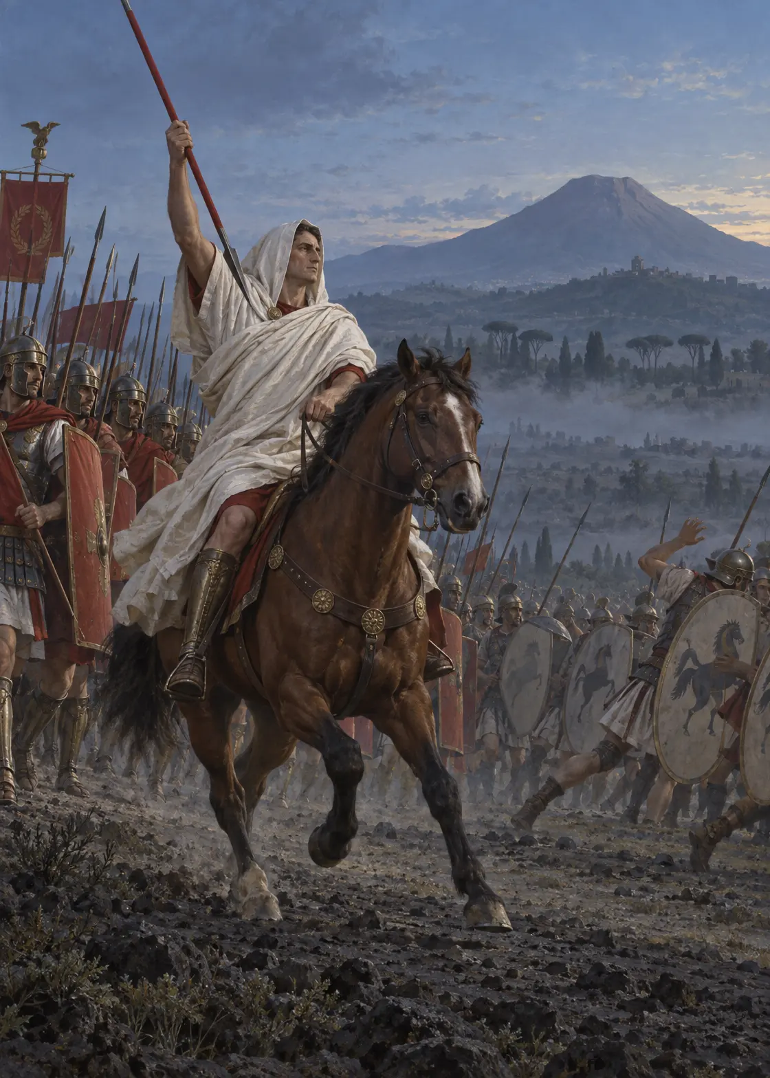 The devotio of Publius Decius Mus at Vesuvius
