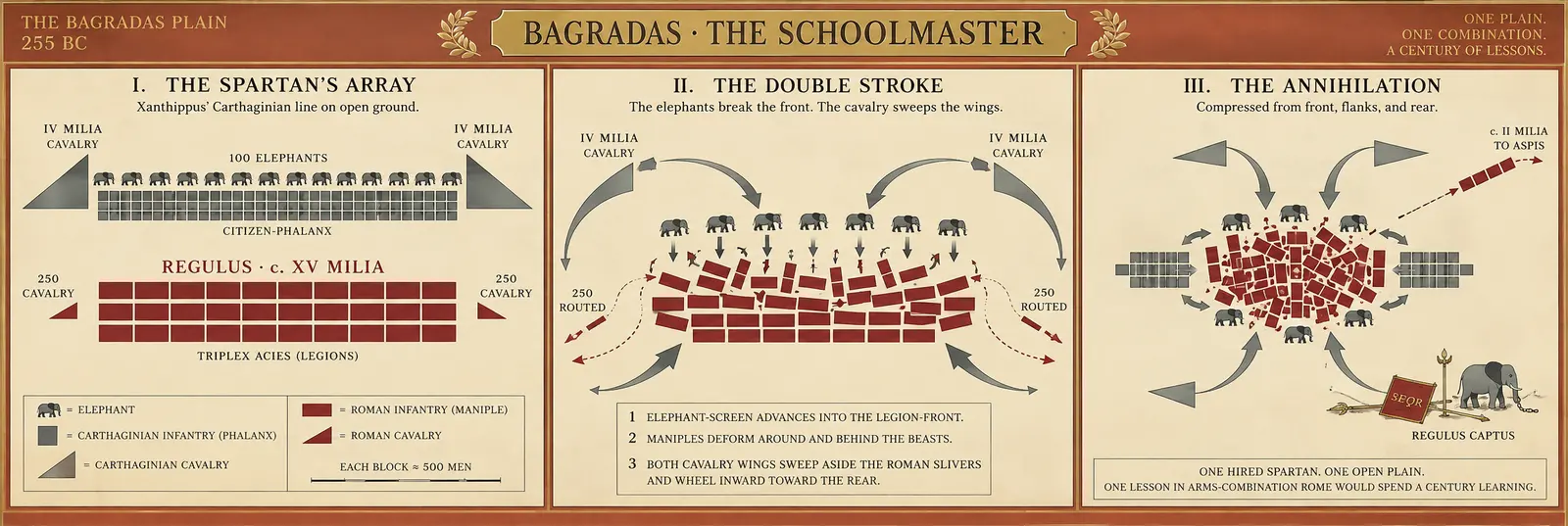 THE BAGRADAS PLAIN, 255 BC