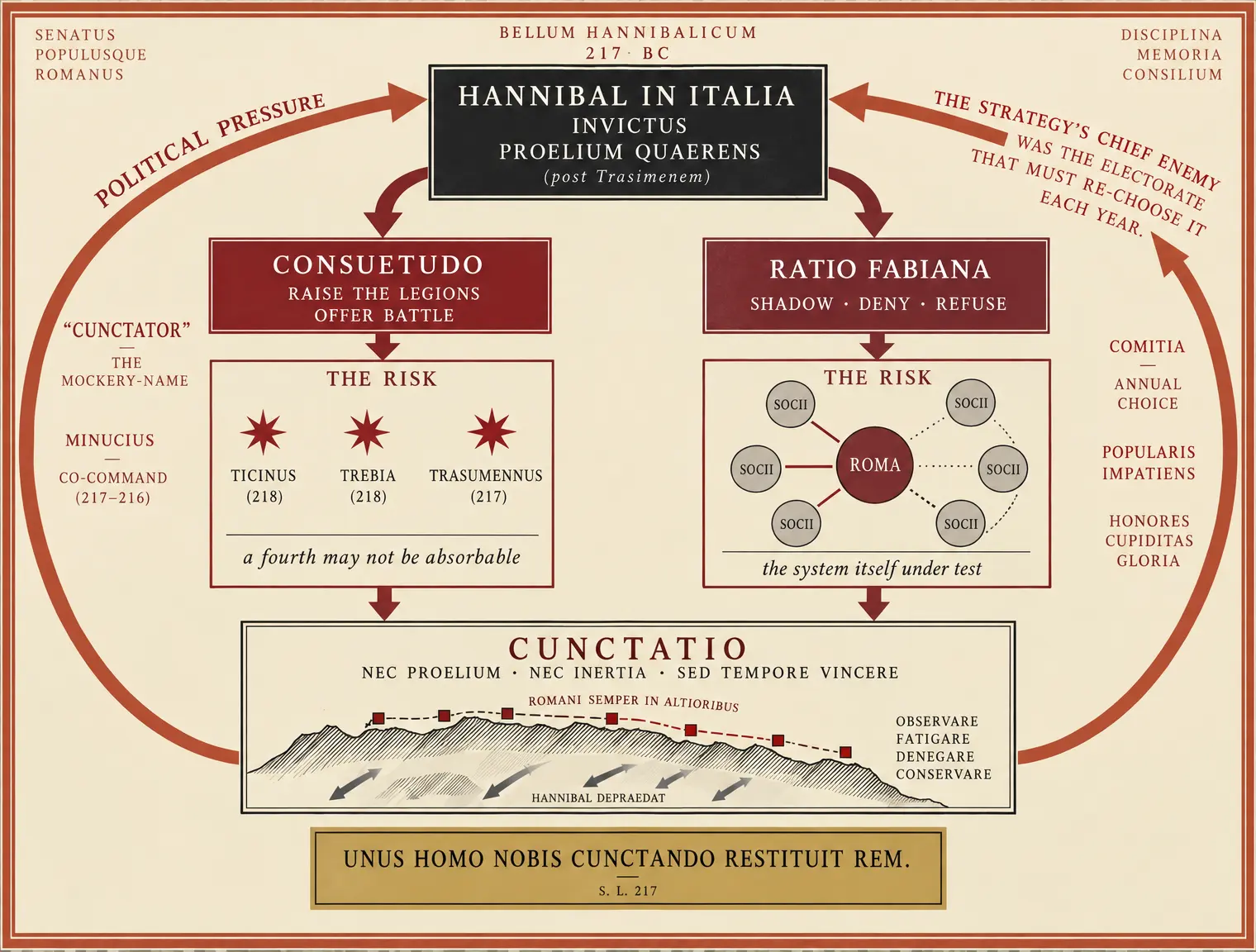 THE FABIAN CHOICE, 217 BC