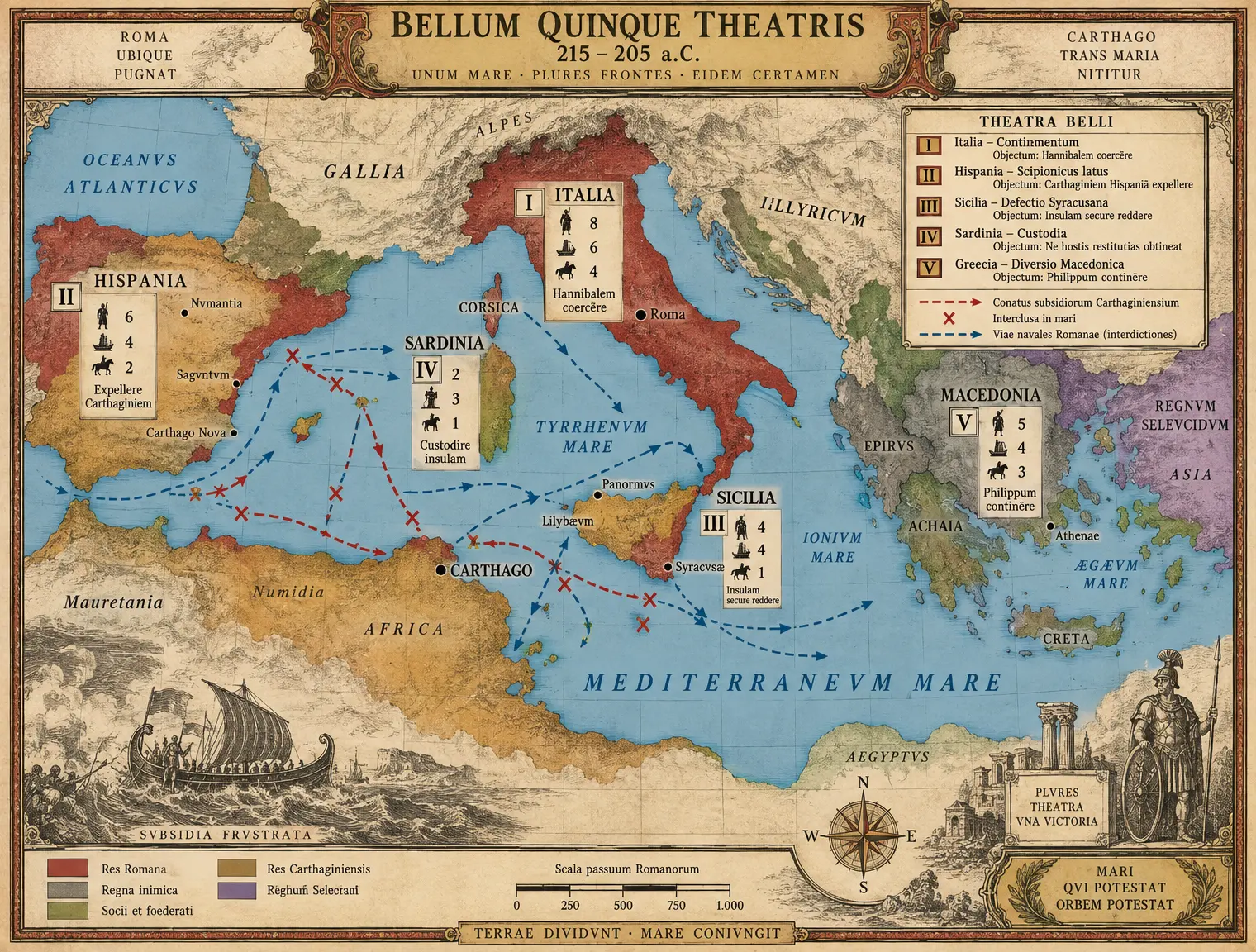 THE FIVE-THEATER WAR