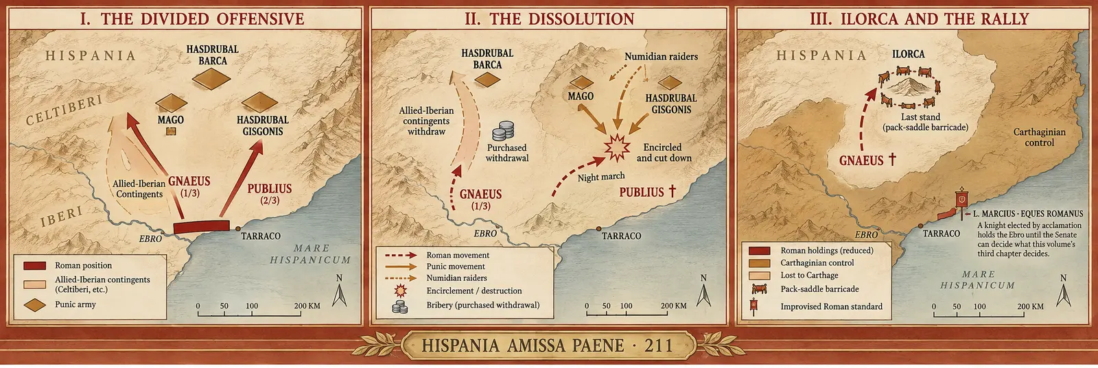 THE DISASTER OF THE SCIPIONES, 211 BC