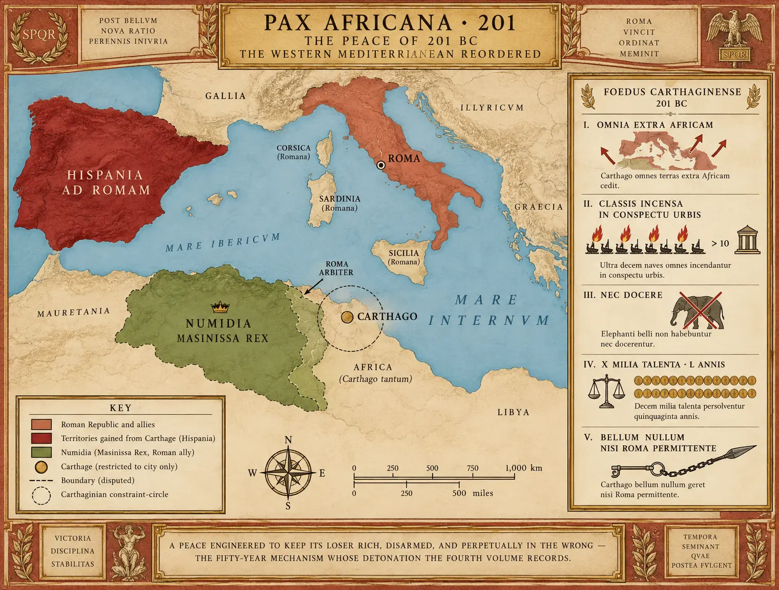 THE PEACE OF 201 BC — the western Mediterranean reordered