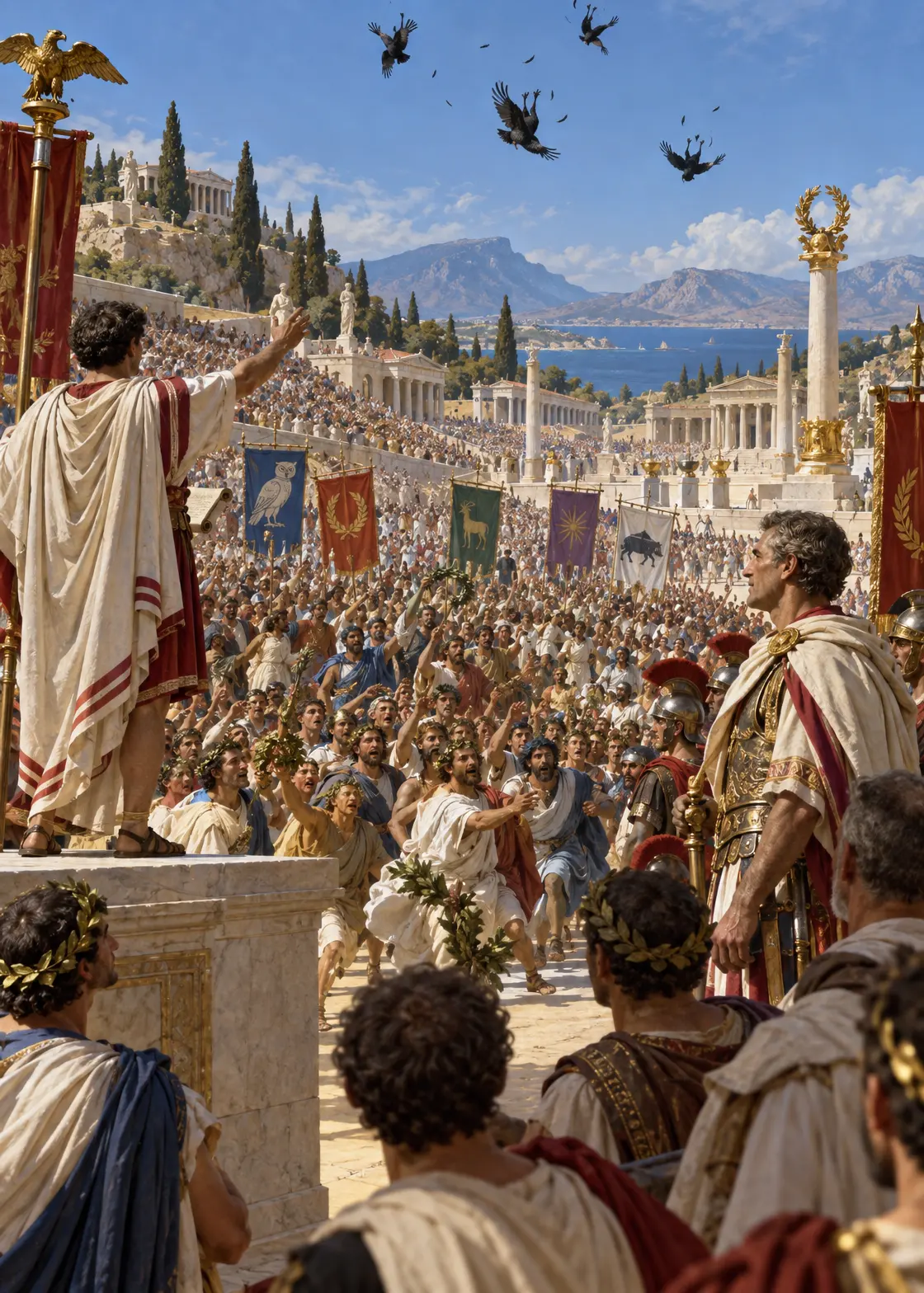 The Declaration of the Isthmus, spring 196 BC
