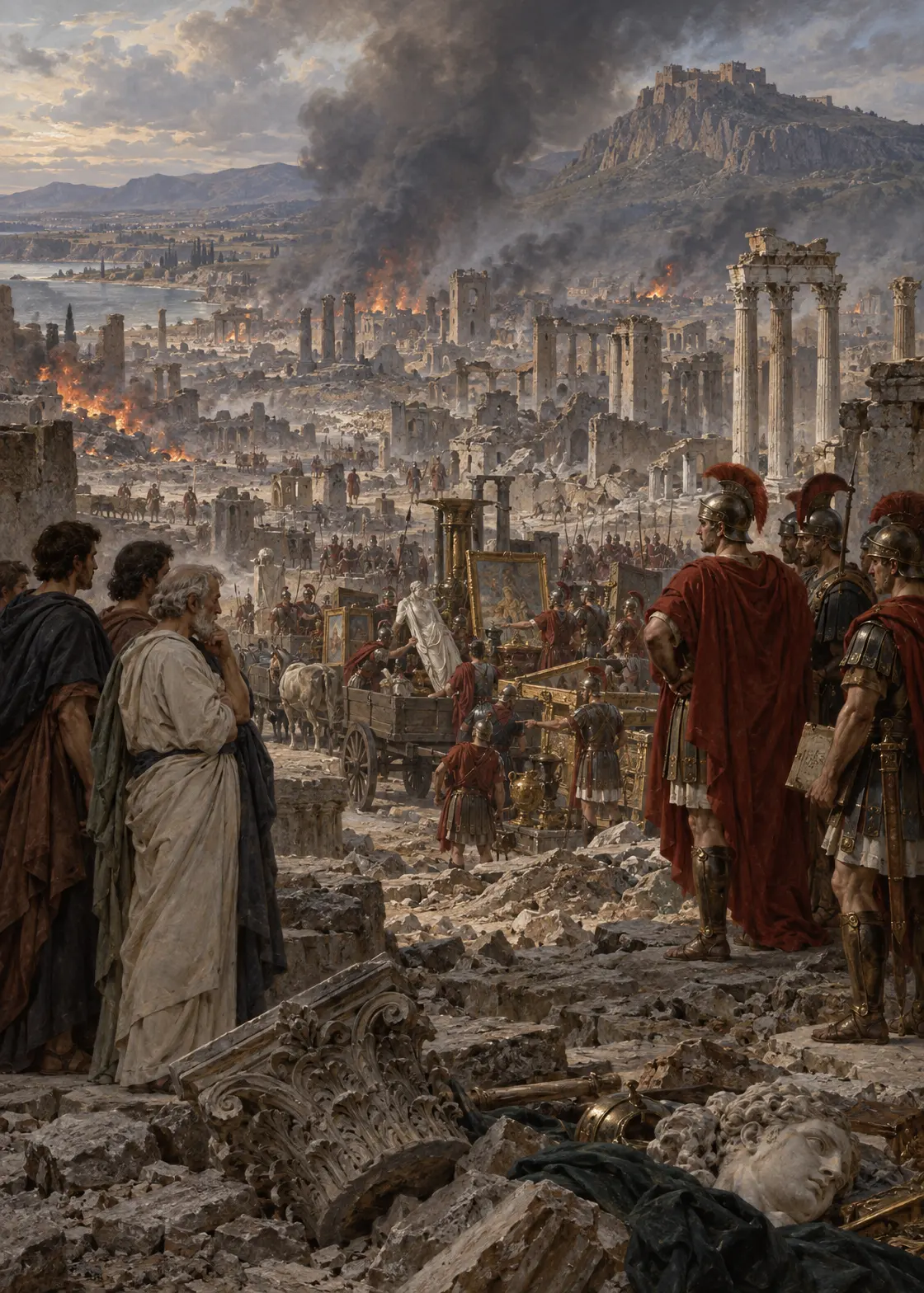 The aftermath at Corinth, autumn 146 BC