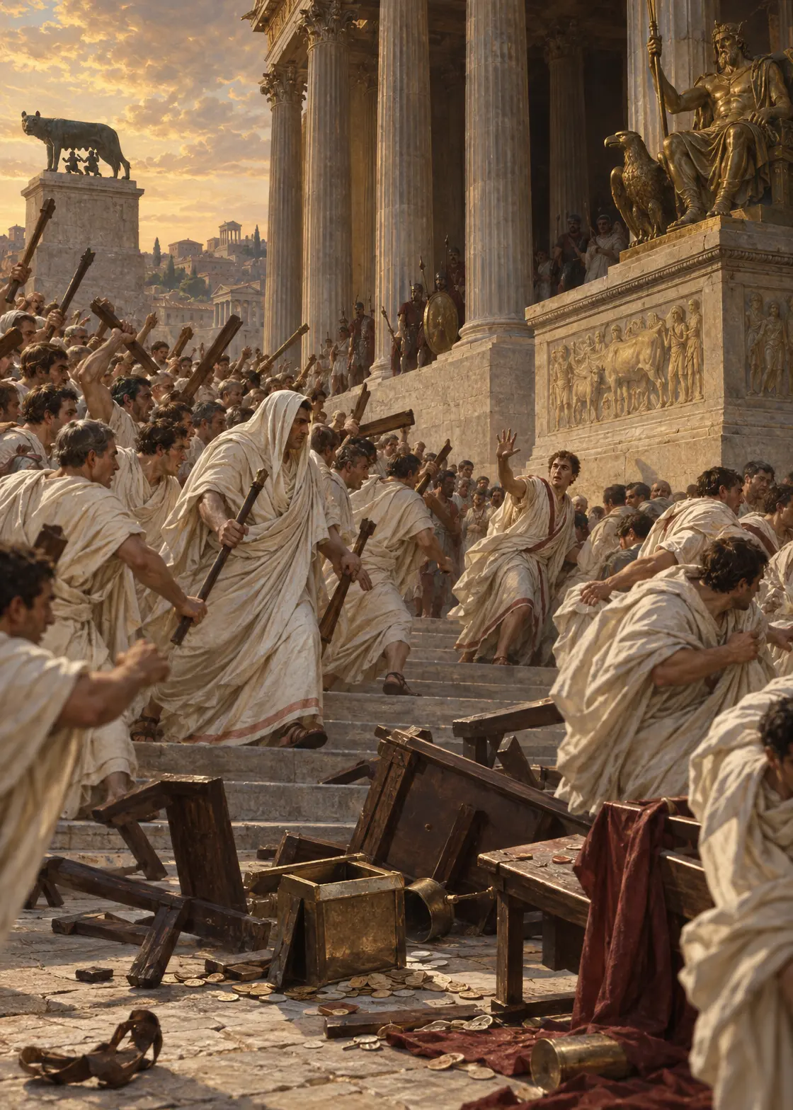 The death of Tiberius Gracchus on the Capitol, summer 133 BC