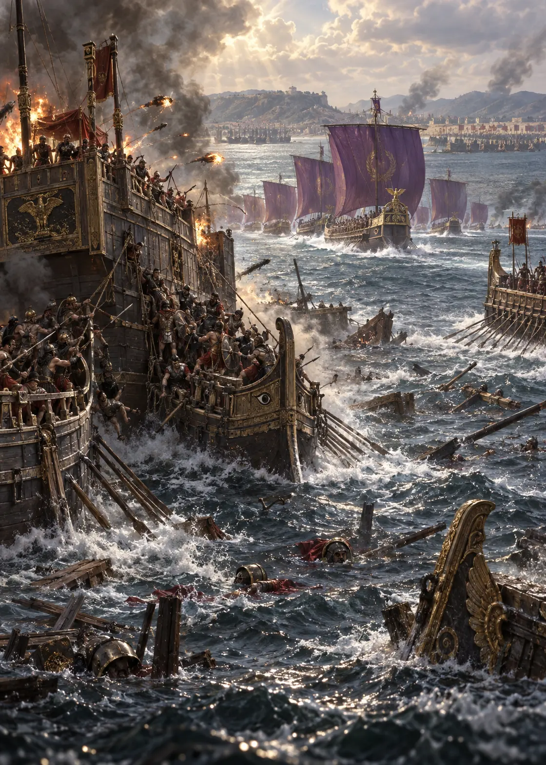 Actium, 2 September 31 BC — the breakout
