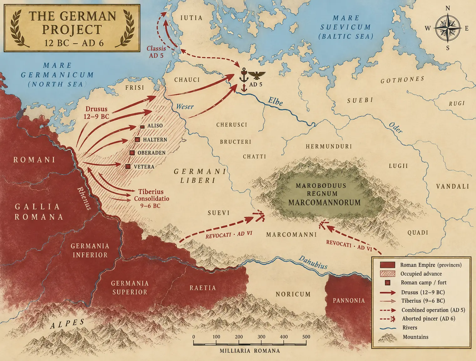 THE AUGUSTAN NORTH, 12 BC–AD 6