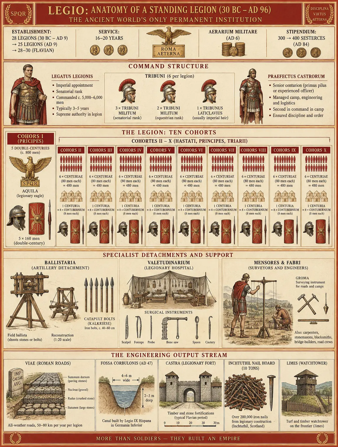 Anatomy of a Legion (Early Principate, 30 BC–AD 96)