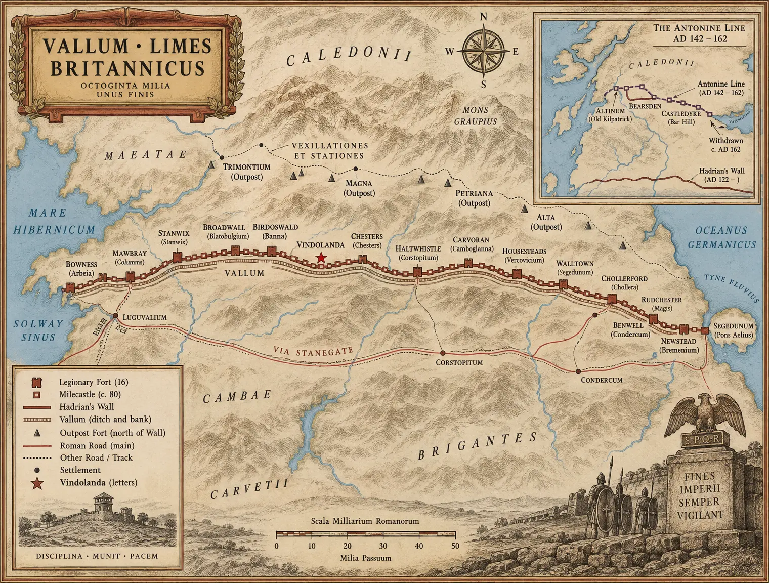 VALLUM HADRIANI — The Wall Corridor