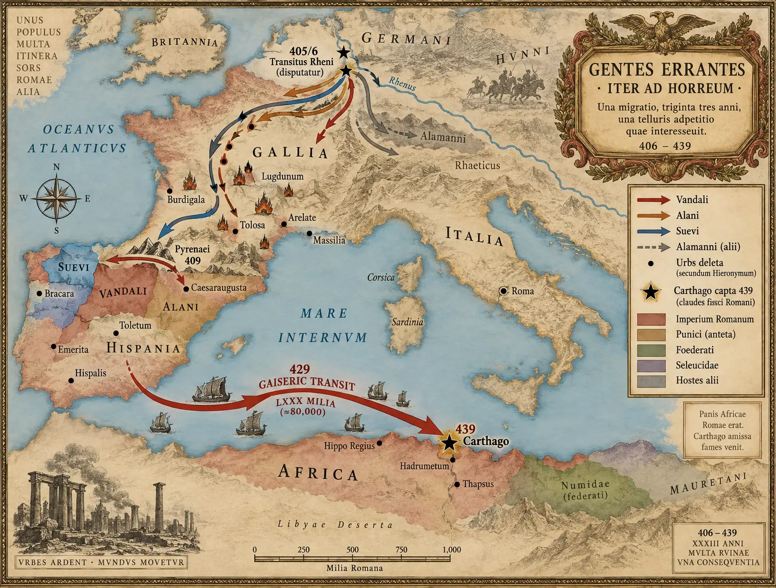 THE WANDERING PEOPLES 406–439