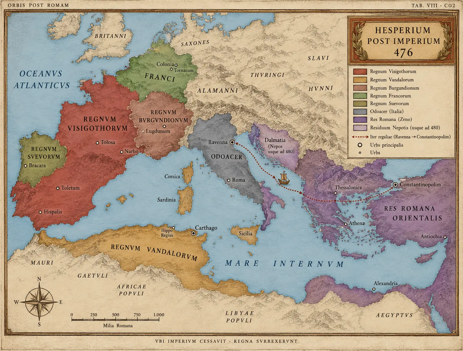POST ROMAM — The West 476